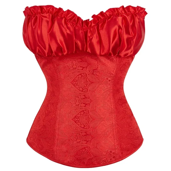 corset rouge séduction