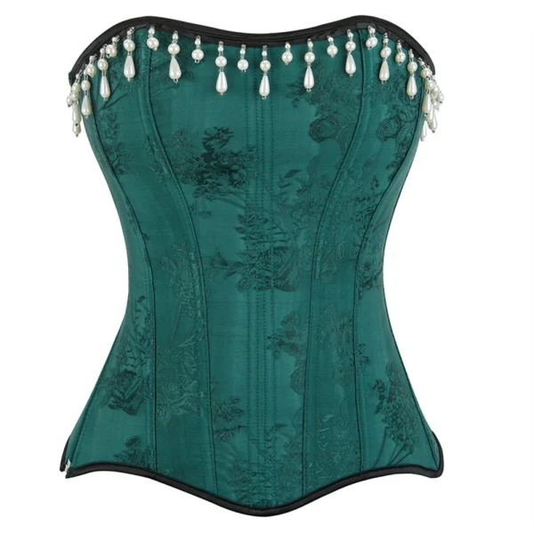 corset vert élégant