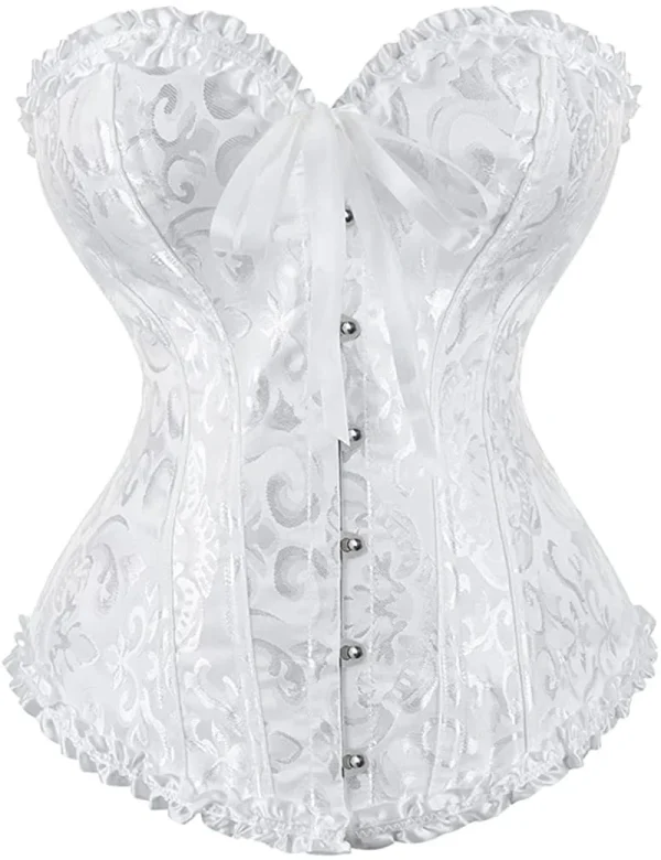 corset top blanc