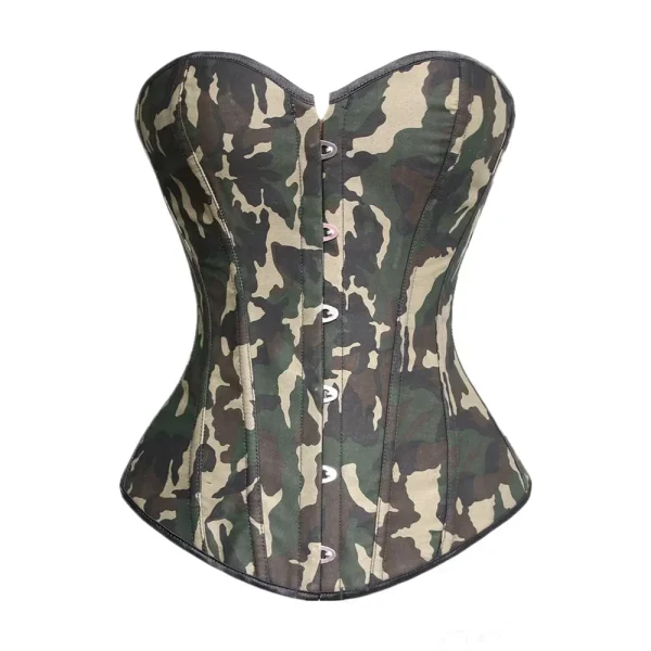 corset vert militaire