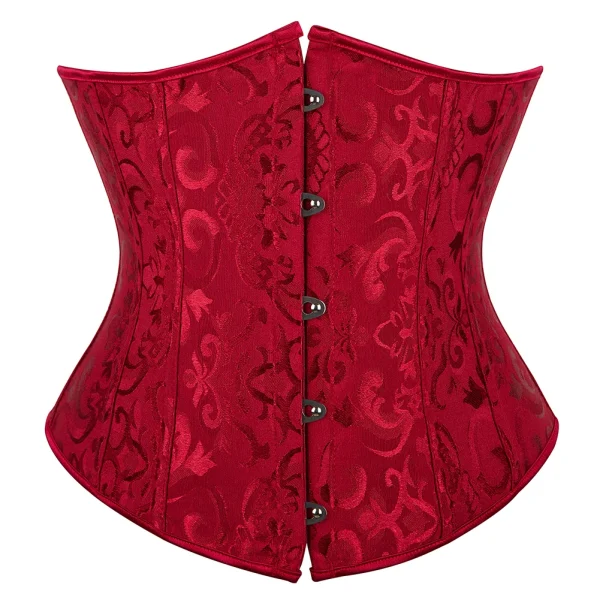 corset rouge vin