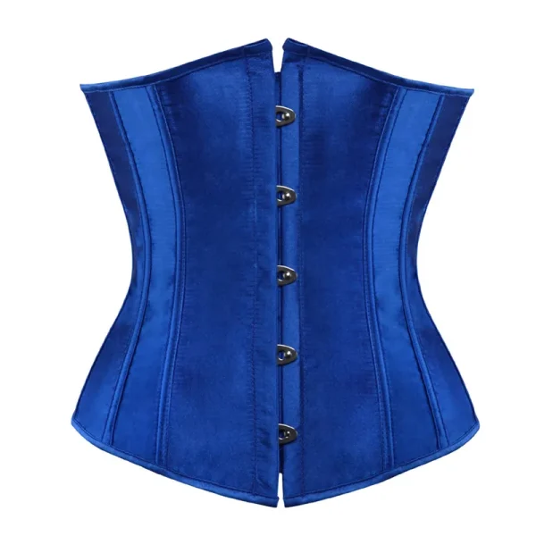 corset lingerie sexy bleu