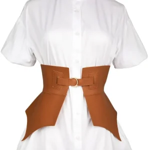 ceinture marron en cuir