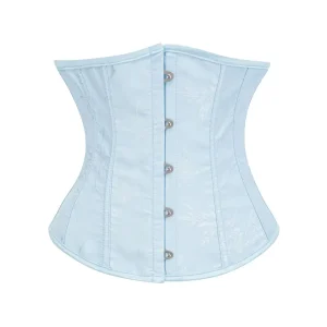 corset bleu lingerie