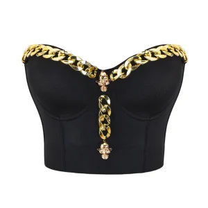 corset sexy bustier croppée