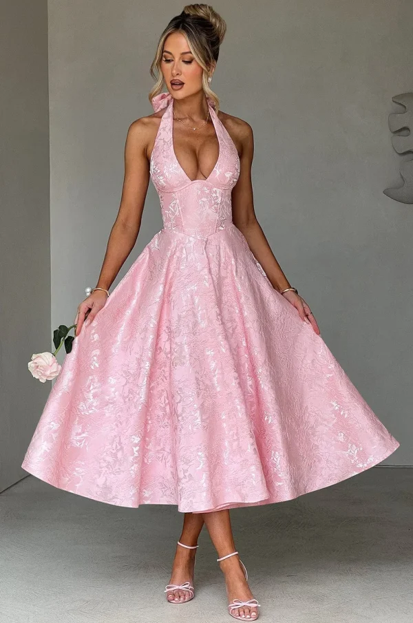 Robe Corset rose