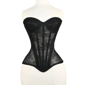 bustier corset dentelle