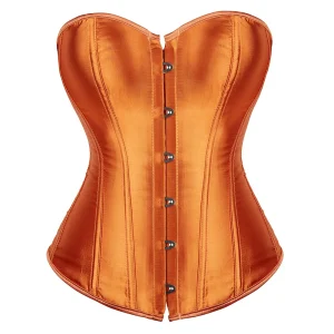 Corset top sexy élégant orange
