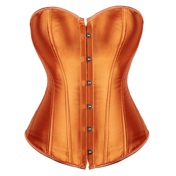 Corset top sexy élégant orange