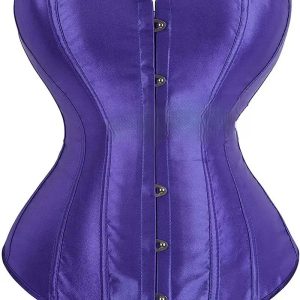 Corset lingerie violet foncé