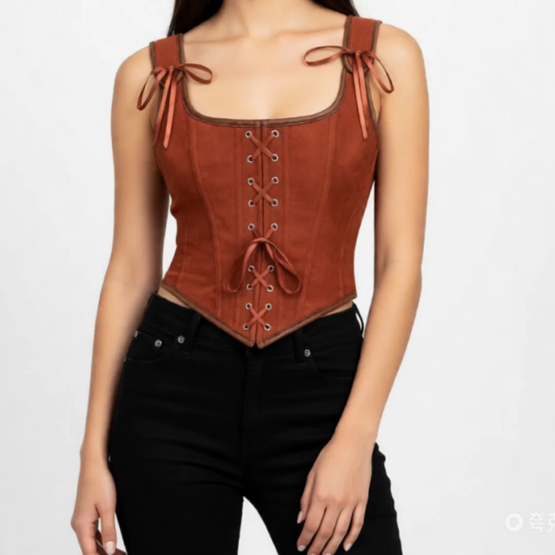 débardeur sexy corset