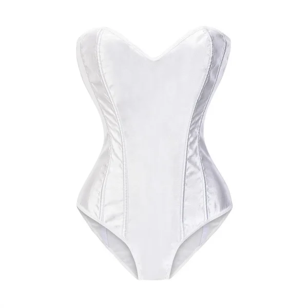 corset bretelles blanc élégant